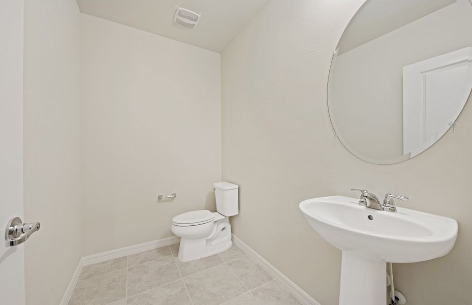 Convenient 1st Flr Powder Room