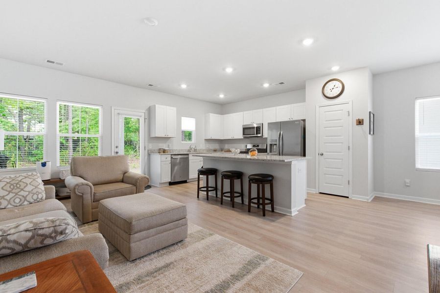 Furnished interior view inside a new home in , Charleston (Image 31).