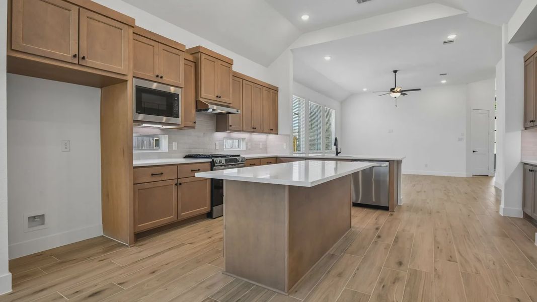 Furnished interior view inside a new home in Artavia, Conroe (Image 10).