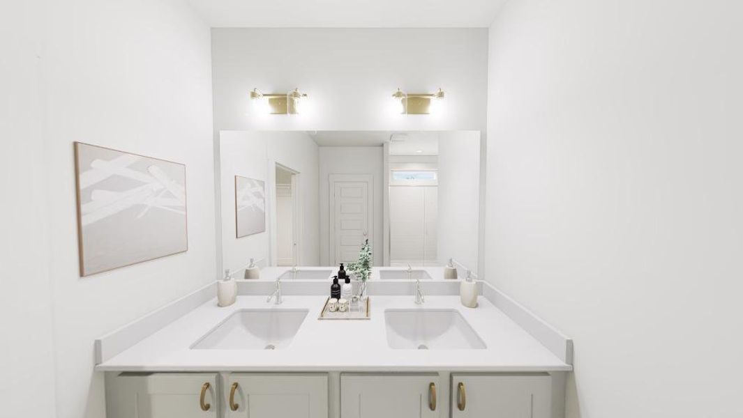 Furnished interior view inside a new home in Golden Gate, High Point (Image 5).