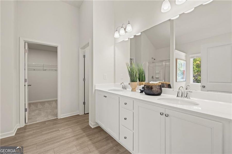 Furnished interior view inside a new home in Cascade Ridge at Niskey Lake, Atlanta (Image 10).