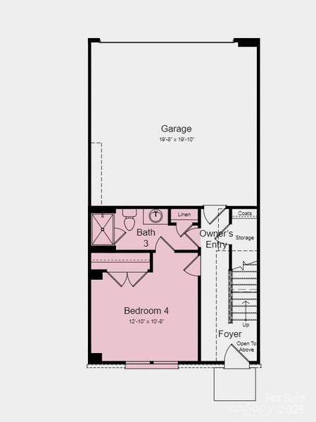 Lower Floor Plan - Structural options added include: first floor guest suite, modern fireplace in gathering room, ledge in owner's shower