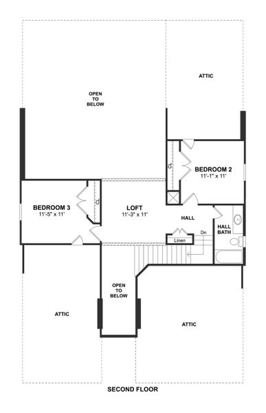 2D floor plan layout for the Savannah by K. Hovnanian® Homes in Oakwood Estates, Waller, TX (Image 5). 2D floor plan layout for the Savannah by K. Hovnanian® Homes in Oakwood Estates, Waller, TX (Image 5).