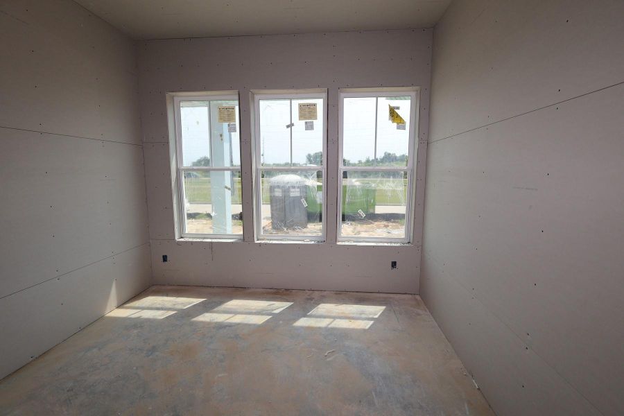 In-progress construction of a new home in Riceland - Enclave Row Collection, Mont Belvieu, TX (Image 5).