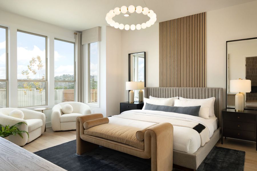 Representative furnished interior of a home built from the Iredell by Pulte Homes in Saddleback at Santa Rita Ranch, Liberty Hill (Image 4).