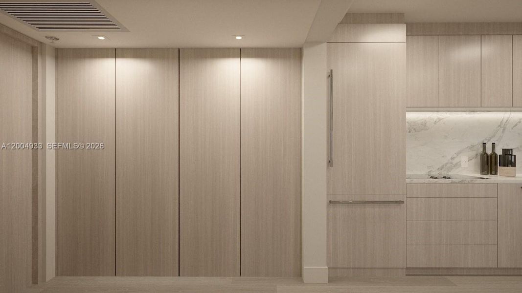 Close-up of interior finishes inside a home in , Miami Beach (Image 19).