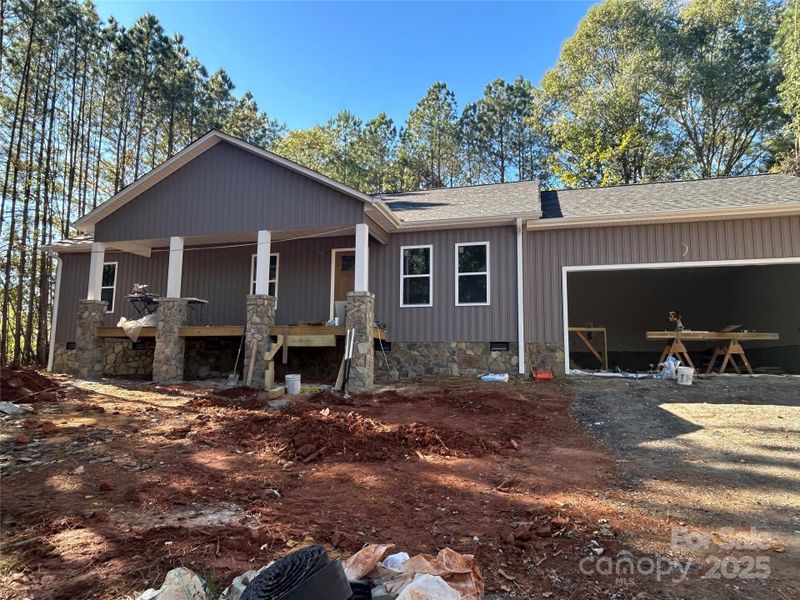 In-progress construction of a new home in , Newton, NC (Image 25).