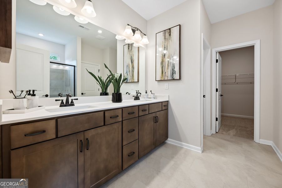 Furnished interior view inside a new home in Maddox Station, Eatonton (Image 23).
