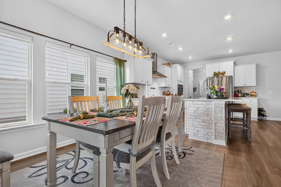 Furnished interior view inside a new home in Horizons at Summers Corner | 55+, Summerville (Image 19).