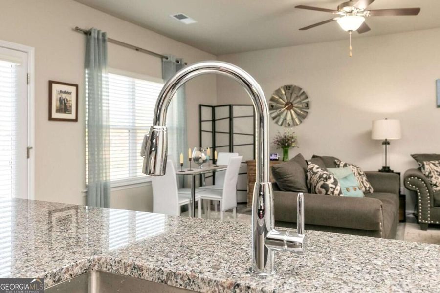 Close-up of interior finishes inside a home in Cobblestone Crossing Commons, Byron (Image 18).