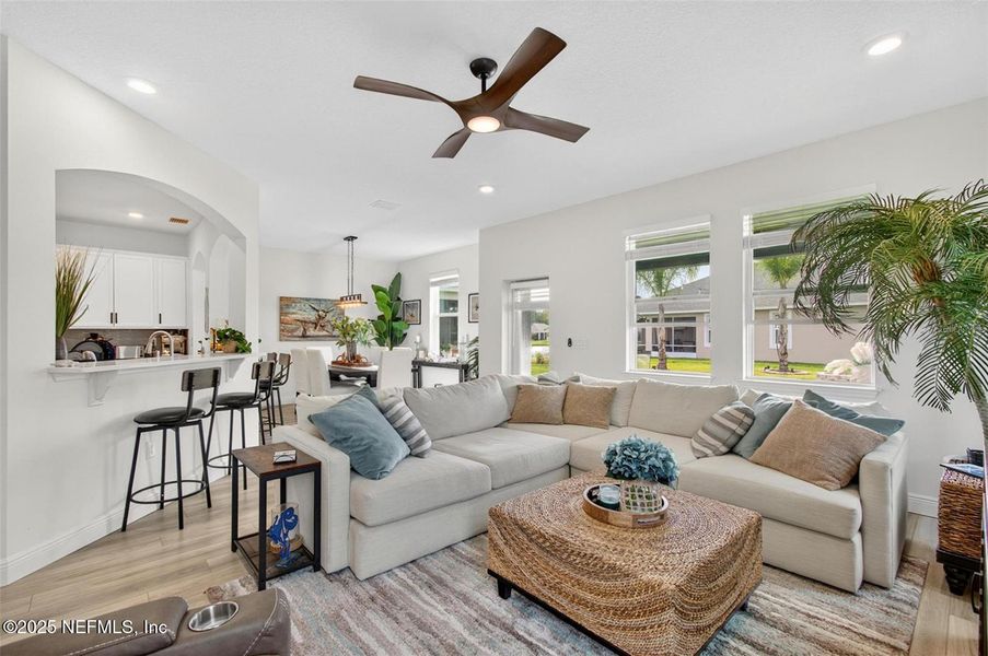 Furnished interior view inside a new home in Sawmill Creek at Palm Coast Park, Palm Coast (Image 14).
