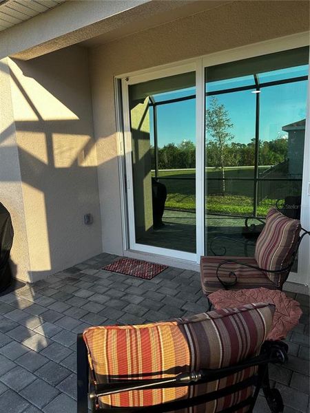 Exterior details and patio area of a home in , Englewood (Image 3).