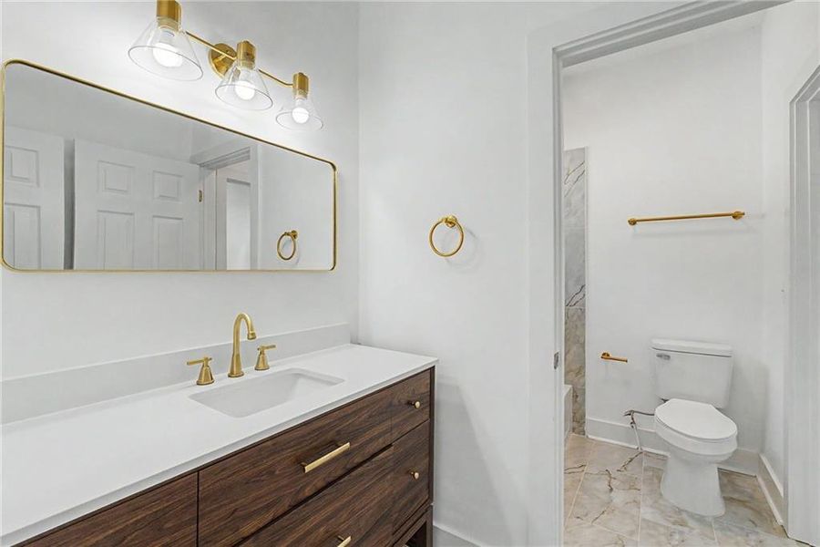 Furnished interior view inside a new home in , Atlanta (Image 8).