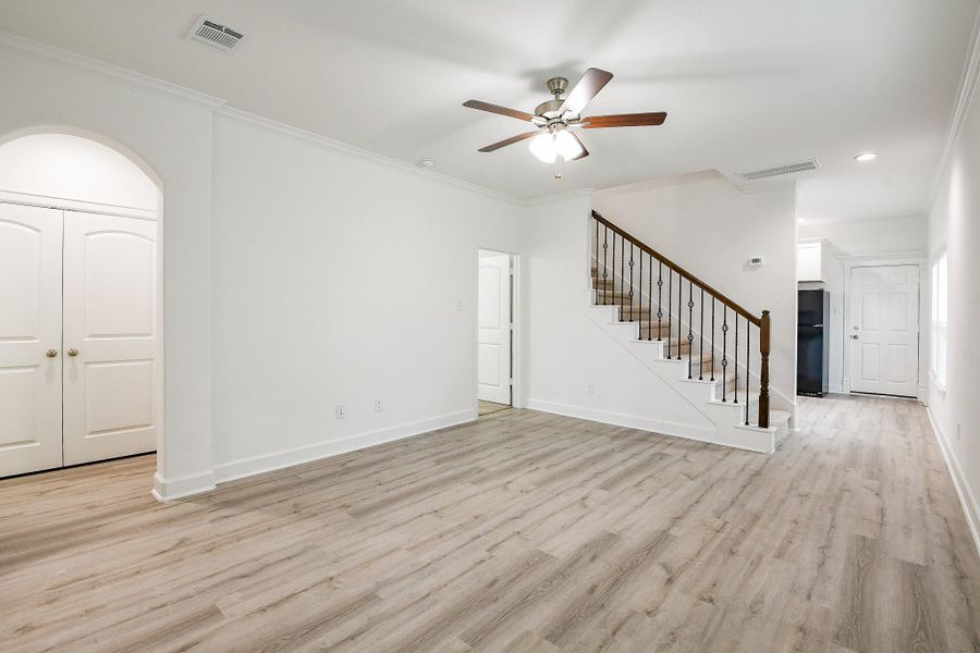 Spacious, unfurnished interior of a new home in , Houston (Image 31). Spacious, unfurnished interior of a new home in , Houston (Image 31).