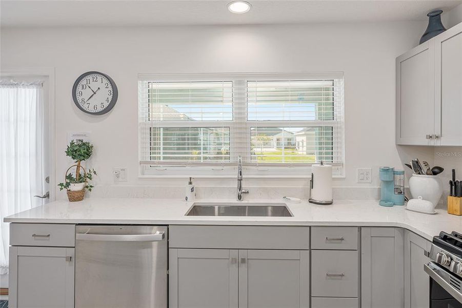 Furnished interior view inside a new home in , The Villages (Image 38).