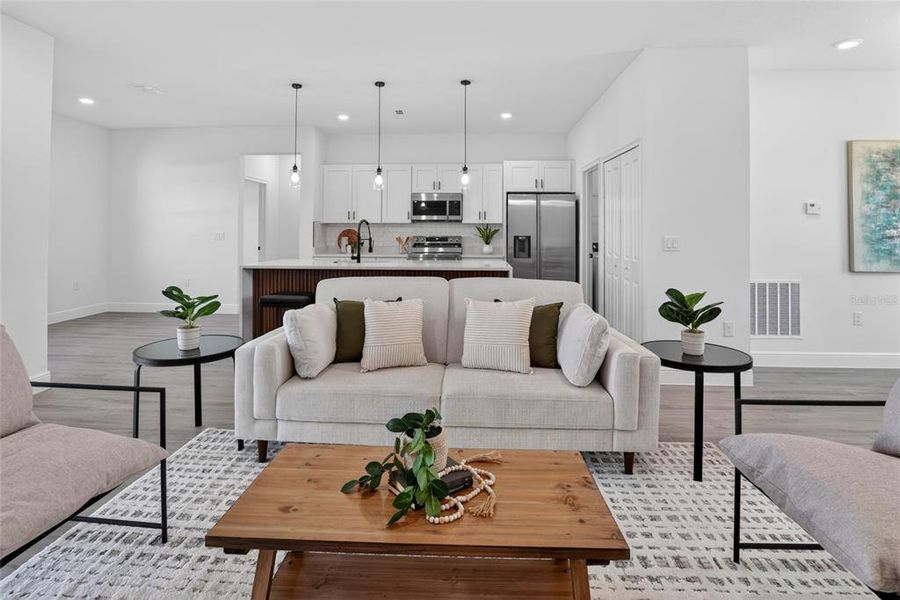 Furnished interior view inside a new home in , Ocala (Image 24).