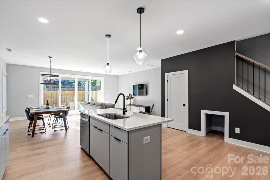 Furnished interior view inside a new home in , Charlotte (Image 11). Furnished interior view inside a new home in , Charlotte (Image 11).