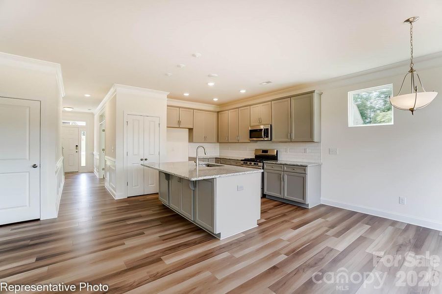 Furnished interior view inside a new home in Ashton Park, Monroe (Image 13).