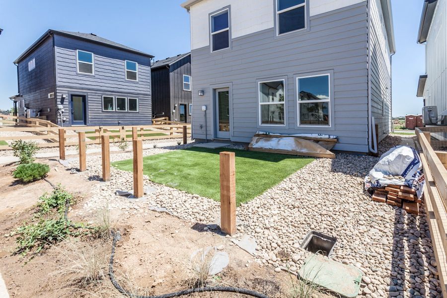 Exterior details and patio area of a home in Bloom, Fort Collins (Image 30).