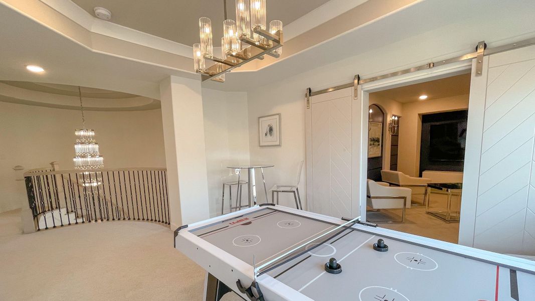 Furnished interior view inside a new home in Jordan Ranch, Katy (Image 14).