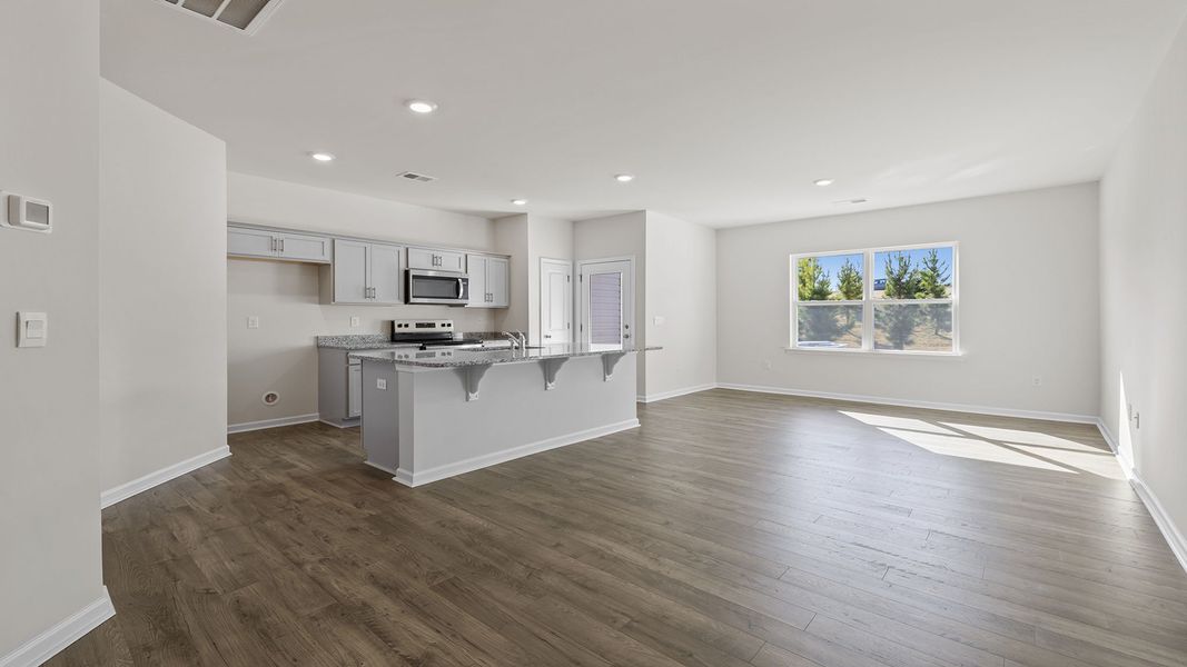Furnished interior view inside a new home in Tanglewood Townes, Greenville (Image 5).