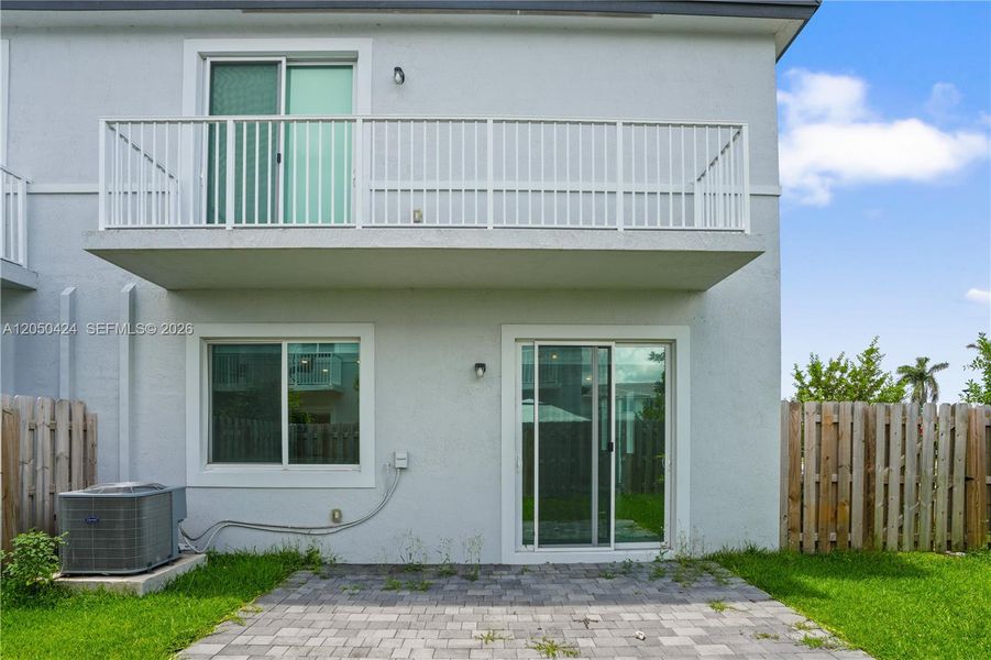 Exterior details and patio area of a home in , Homestead (Image 28). Exterior details and patio area of a home in , Homestead (Image 28).