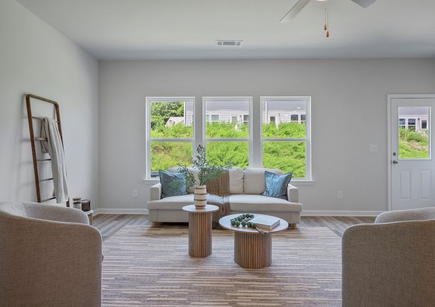 Spend quality time with loved ones in the family room
