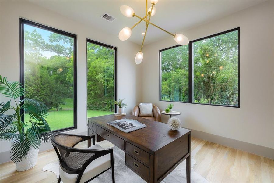 Furnished interior view inside a new home in , Dallas (Image 5). Furnished interior view inside a new home in , Dallas (Image 5).