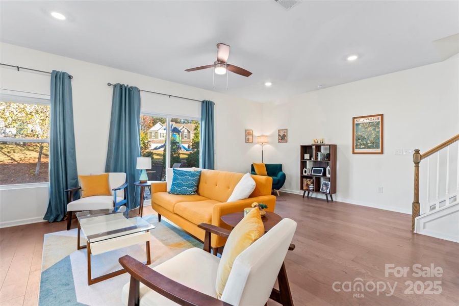 Furnished interior view inside a new home in Harper's Run, Matthews (Image 5).