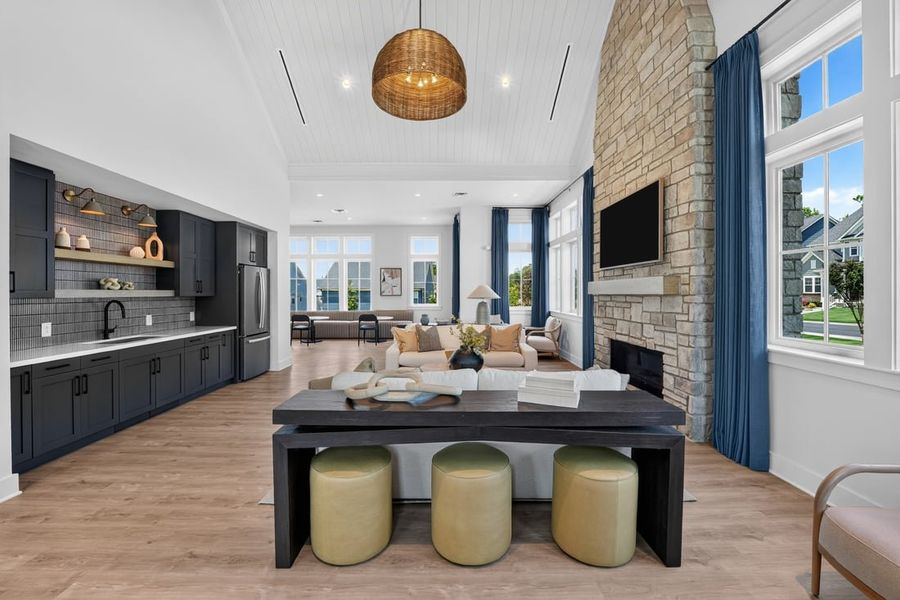 Furnished interior view inside a new home in Silverstone, Knightdale (Image 19).