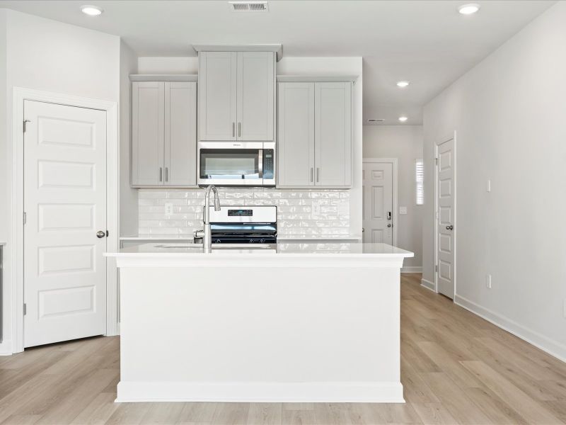 Furnished interior view inside a new home in Valentine Townes, Greer (Image 5).