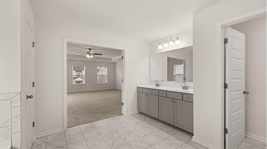 Furnished interior view inside a new home in Wildwood, Covington (Image 11).