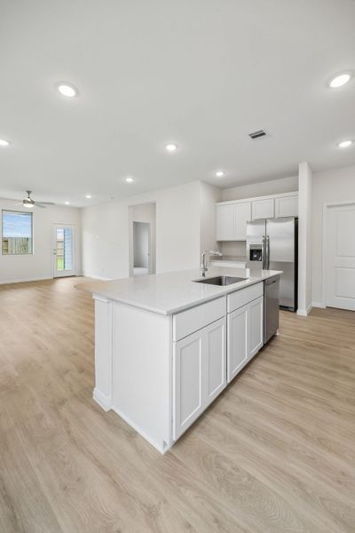 Furnished interior view inside a new home in Riviera Pines, Huffman (Image 11).