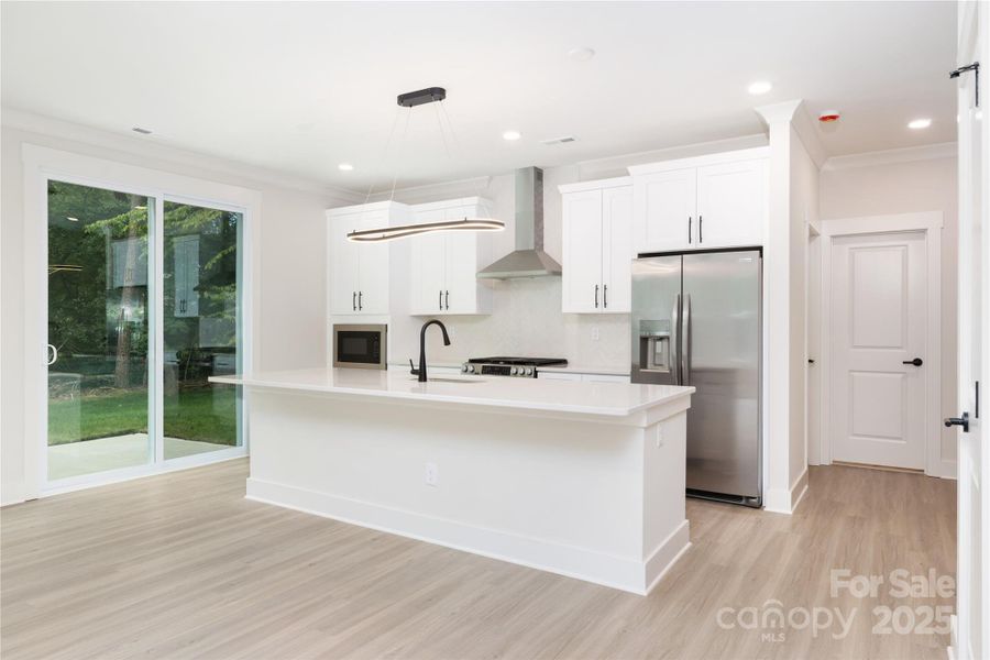 Furnished interior view inside a new home in , Hickory (Image 14).