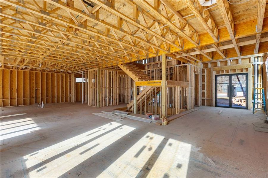 In-progress construction of a new home in , Duluth, GA (Image 8).