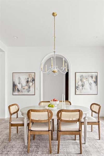 Furnished interior view inside a new home in , Dallas (Image 17). Furnished interior view inside a new home in , Dallas (Image 17).