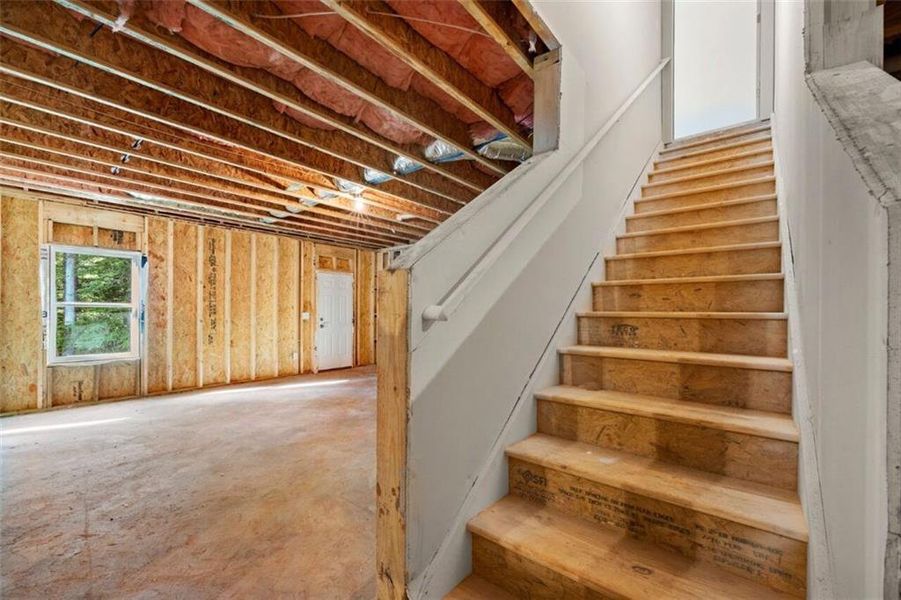 In-progress construction of a new home in Steeplechase, Hoschton, GA (Image 42).