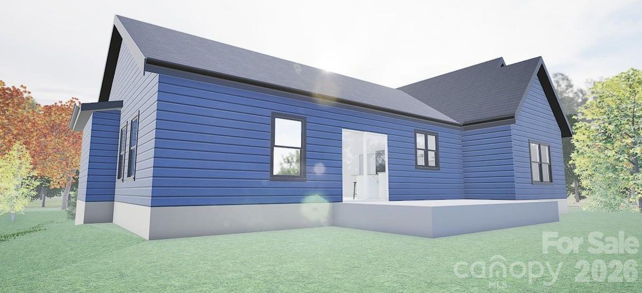Exterior rendering of this home design in , Morganton, NC (Image 6).