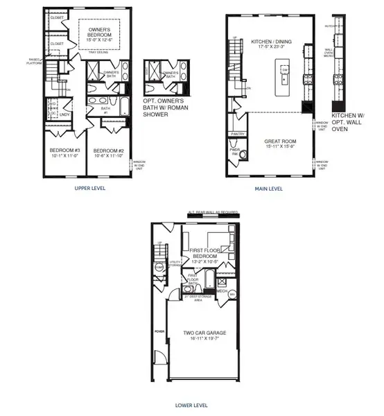 2D floor plan layout for the Sonata by Ryan Homes in Townes at The Station, Apex, NC (Image 1). 2D floor plan layout for the Sonata by Ryan Homes in Townes at The Station, Apex, NC (Image 1).