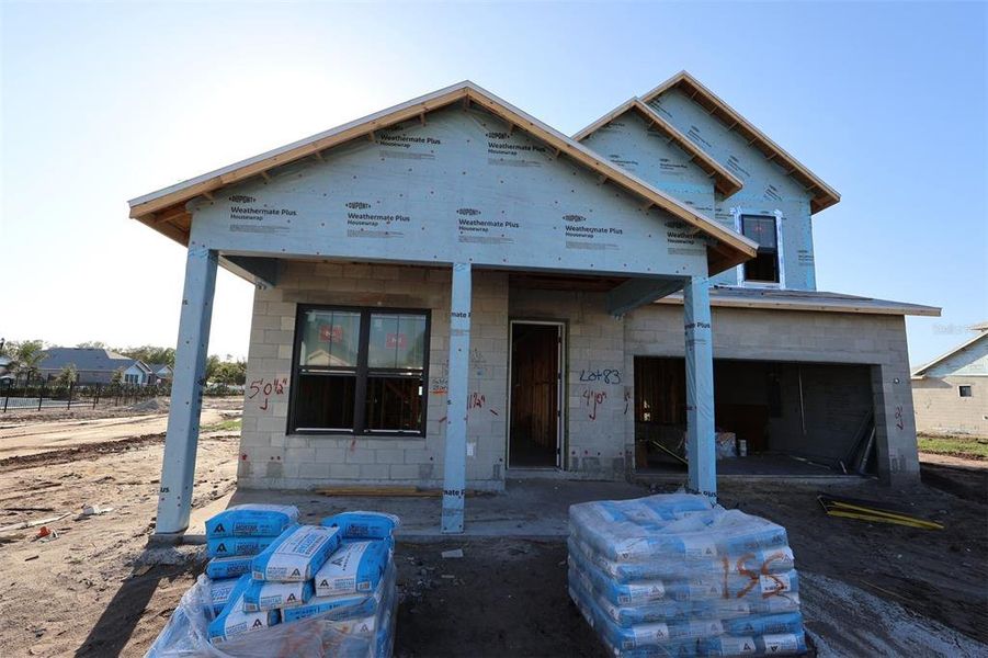 In-progress construction of a new home in Lakeview Crossing – Tradition Series, Sarasota, FL (Image 6). In-progress construction of a new home in Lakeview Crossing – Tradition Series, Sarasota, FL (Image 6).