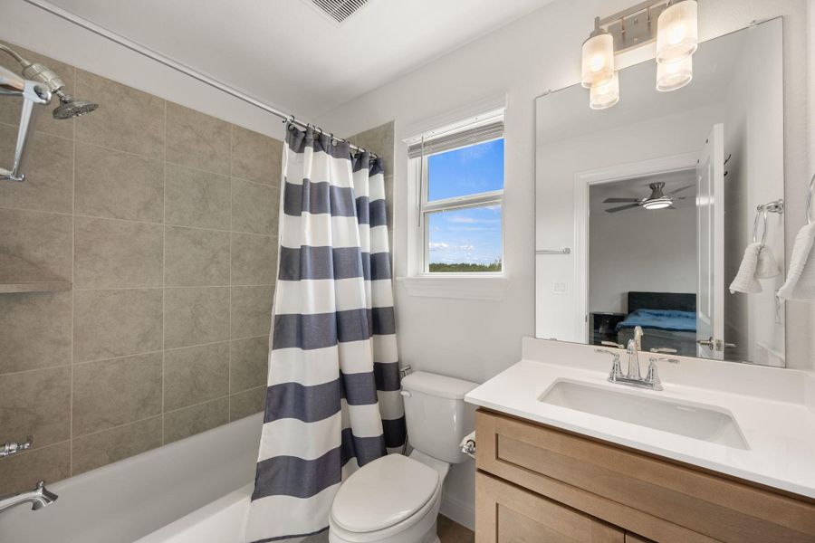 Furnished interior view inside a new home in Messinger Village, Austin (Image 17).