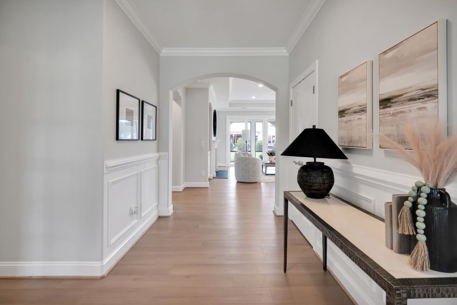 Representative furnished interior of a home built from the Pierre's Bay by Kent Homes in Oyster Harbour, Supply (Image 113).