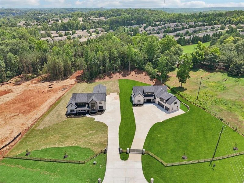 Front exterior of a new home in , Braselton, GA, highlighting curb appeal (Image 28). Front exterior of a new home in , Braselton, GA, highlighting curb appeal (Image 28).