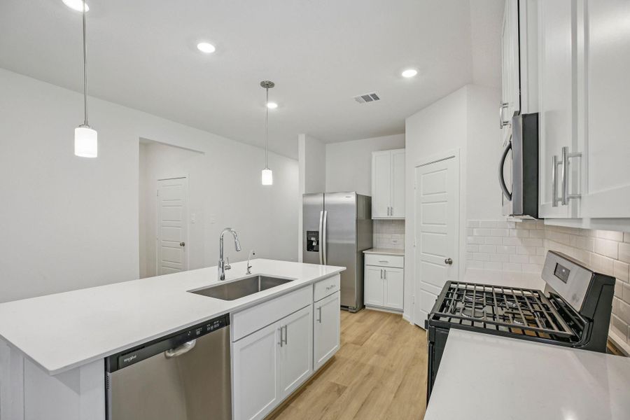 Photo is not of the actual home, but is an inspirational photo of builder’s model home and may depict options, furnishings, and/or decorator features that are not included