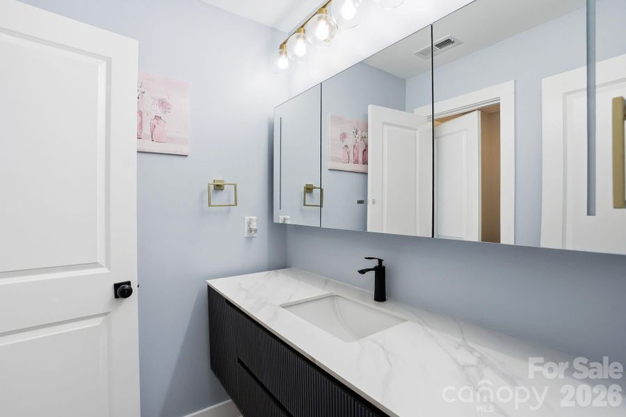 Furnished interior view inside a new home in , Charlotte (Image 10).