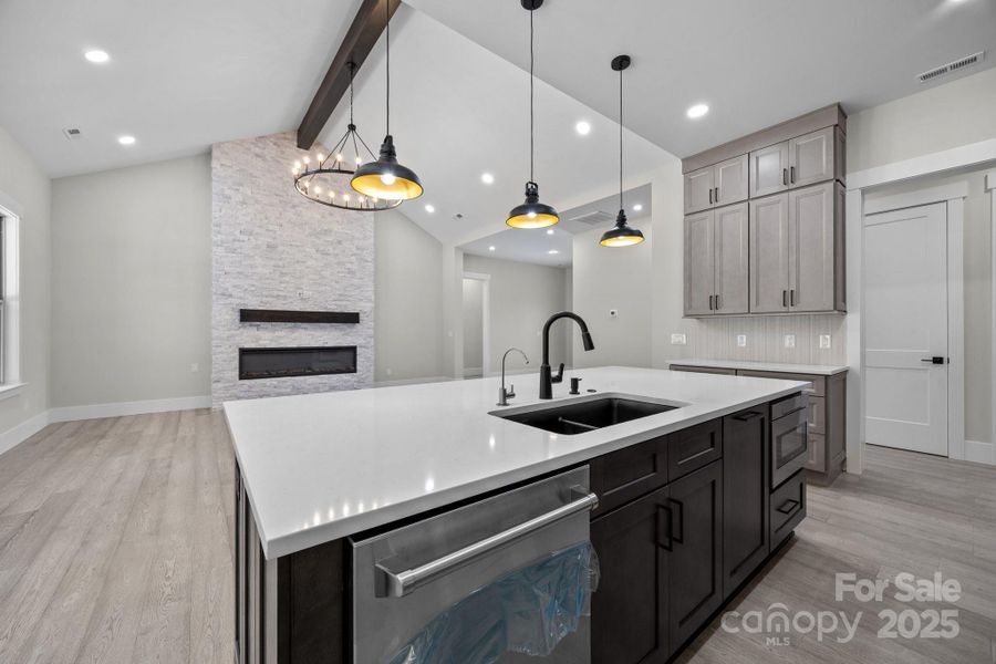 Furnished interior view inside a new home in , Peachland (Image 4). Furnished interior view inside a new home in , Peachland (Image 4).