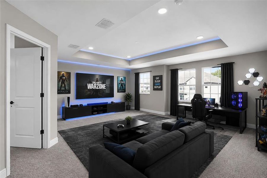 Furnished interior view inside a new home in , Wesley Chapel (Image 6).