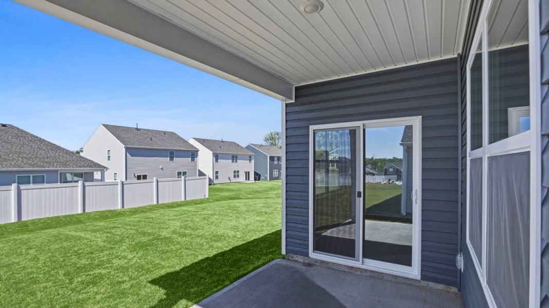 Exterior details and patio area of a home in Sage Grove, Lyman (Image 17).