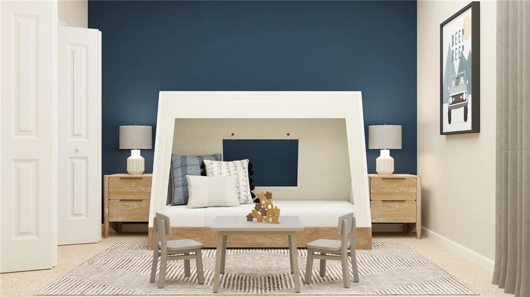 Furnished interior view inside a new home in Waterstone: Estate II Collection, Groveland (Image 9). Furnished interior view inside a new home in Waterstone: Estate II Collection, Groveland (Image 9).