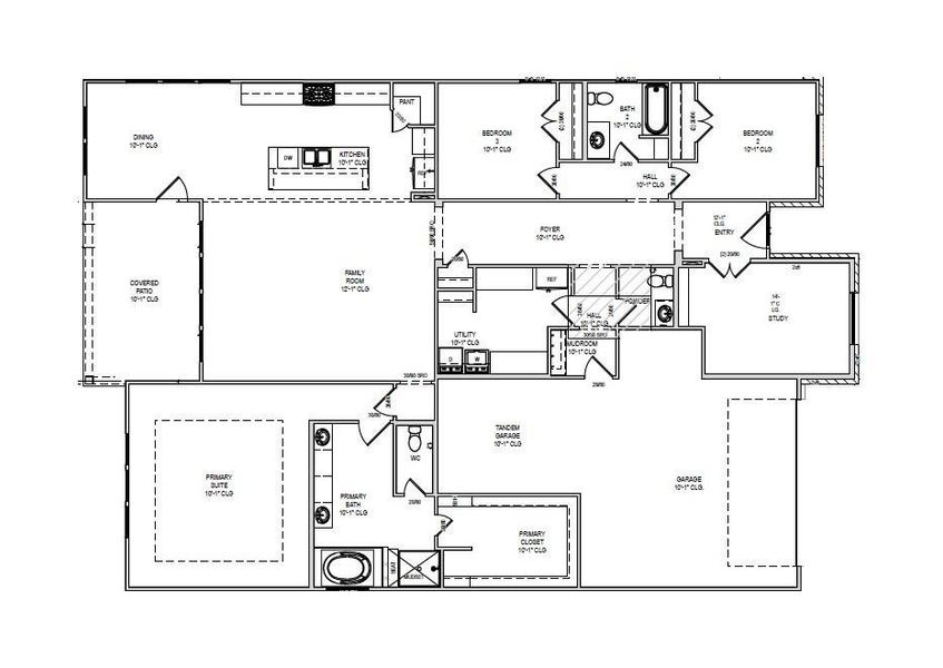 2D floor plan layout of this home in Attwater, Waller, TX (Image 3).